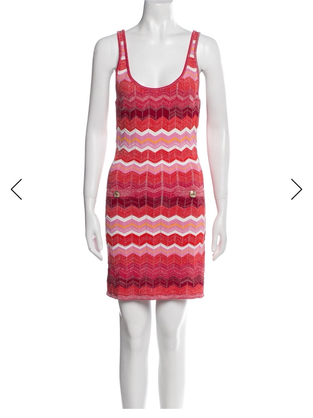 Milly Striped Mini Dress Size S